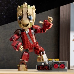 LEGO Marvel Groot w stroju Ravagera dla dzieci 76341