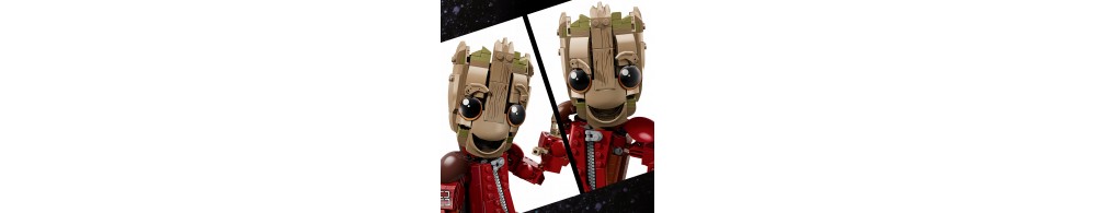 LEGO Marvel Groot w stroju Ravagera dla dzieci 76341
