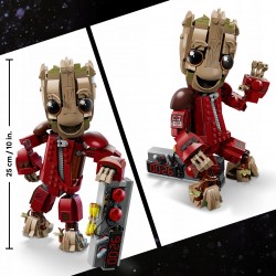 LEGO Marvel Groot w stroju Ravagera dla dzieci 76341