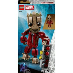 LEGO Marvel Groot w stroju Ravagera dla dzieci 76341