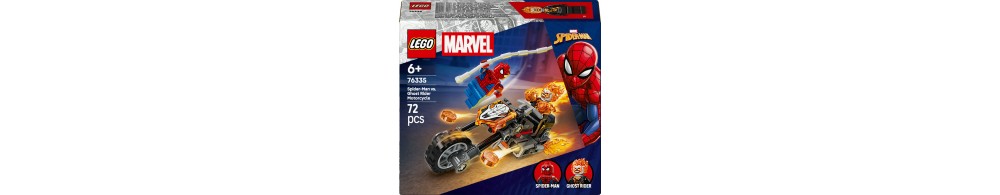 LEGO Marvel Spider-Man kontra Ghost Rider na motocyklu 76335