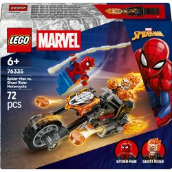LEGO Marvel Spider-Man kontra Ghost Rider na motocyklu 76335
