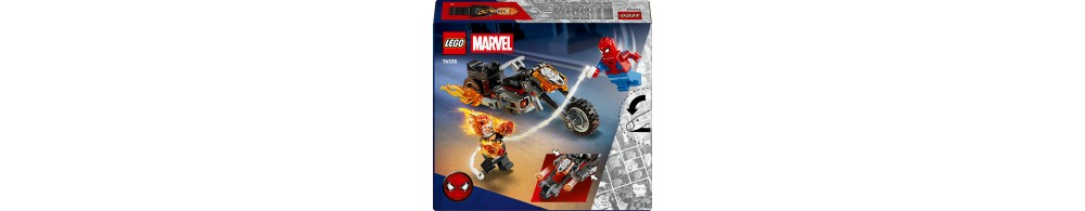 LEGO Marvel Spider-Man kontra Ghost Rider na motocyklu 76335