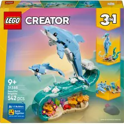 LEGO Creator 3 w 1 Zwierzęta morskie: piękny delfin 31385