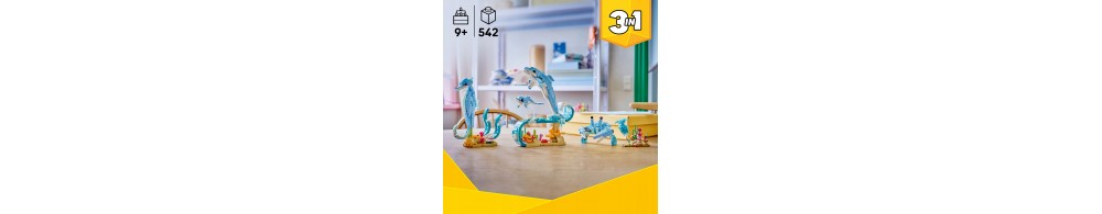 LEGO Creator 3 w 1 Zwierzęta morskie: piękny delfin 31385
