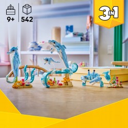 LEGO Creator 3 w 1 Zwierzęta morskie: piękny delfin 31385
