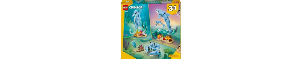 LEGO Creator 3 w 1 Zwierzęta morskie: piękny delfin 31385