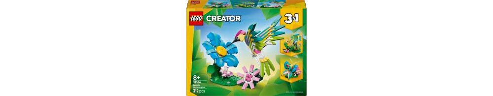 LEGO Creator 3 w 1 Dzikie zwierzęta: kolorowy koliber 31384