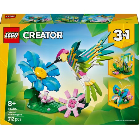 LEGO Creator 3 w 1 Dzikie zwierzęta: kolorowy koliber 31384