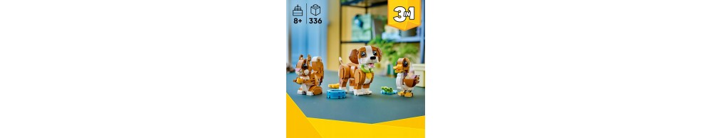 LEGO Creator 3 w 1 Urocze zwierzątka: psotny szczeniaczek 31382