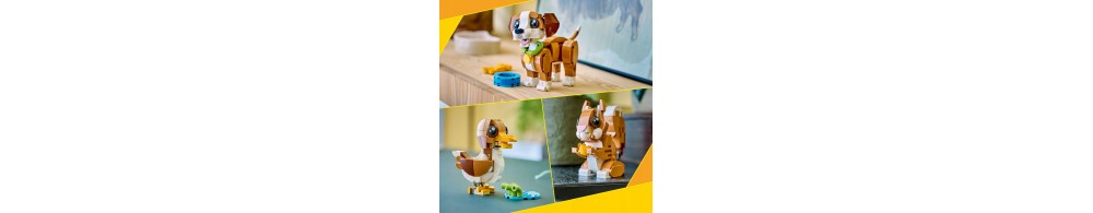 LEGO Creator 3 w 1 Urocze zwierzątka: psotny szczeniaczek 31382