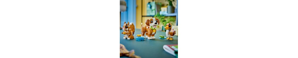 LEGO Creator 3 w 1 Urocze zwierzątka: psotny szczeniaczek 31382