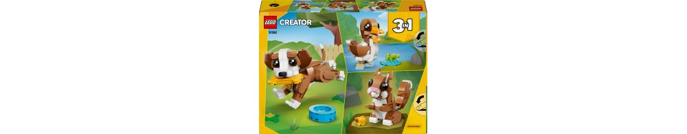 LEGO Creator 3 w 1 Urocze zwierzątka: psotny szczeniaczek 31382