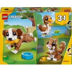 LEGO Creator 3 w 1 Urocze zwierzątka: psotny szczeniaczek 31382