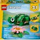 LEGO Creator 3 w 1 Żółw i kwiat lilii wodnej 31377