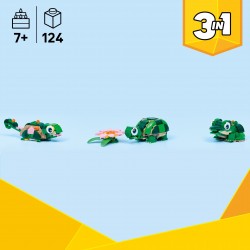 LEGO Creator 3 w 1 Żółw i kwiat lilii wodnej 31377