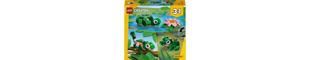 LEGO Creator 3 w 1 Żółw i kwiat lilii wodnej 31377