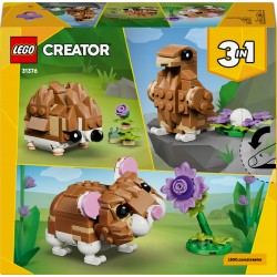 LEGO Creator 3 w 1 Uroczy chomik z kwiatkiem 31376