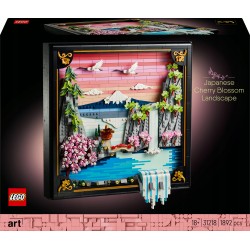 LEGO Art Japoński krajobraz z kwitnącą wiśnią 31218
