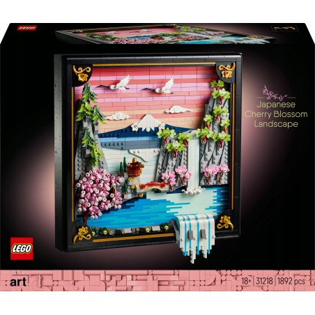 LEGO Art Japoński krajobraz z kwitnącą wiśnią 31218