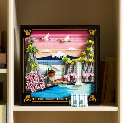 LEGO Art Japoński krajobraz z kwitnącą wiśnią 31218