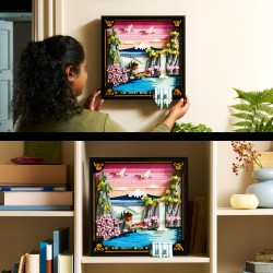 LEGO Art Japoński krajobraz z kwitnącą wiśnią 31218