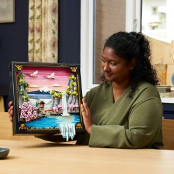 LEGO Art Japoński krajobraz z kwitnącą wiśnią 31218