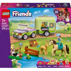 LEGO Friends Przyczepa z koniem i źrebaczkiem 42695