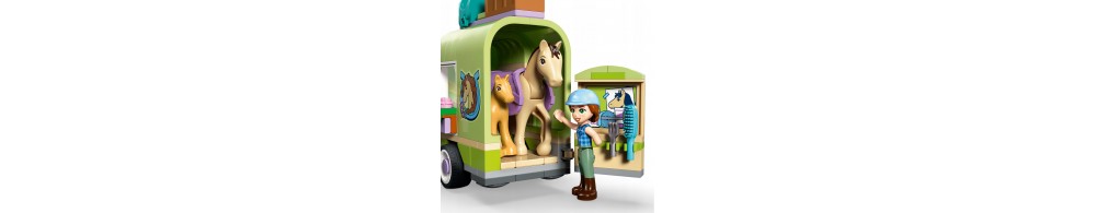 LEGO Friends Przyczepa z koniem i źrebaczkiem 42695