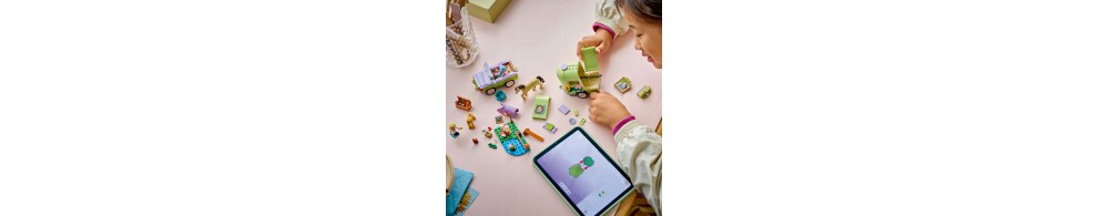 LEGO Friends Przyczepa z koniem i źrebaczkiem 42695