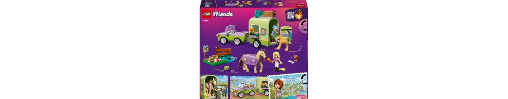 LEGO Friends Przyczepa z koniem i źrebaczkiem 42695