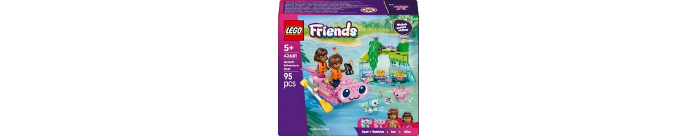 LEGO Friends Przygoda na aksolotlowej łodzi 42681