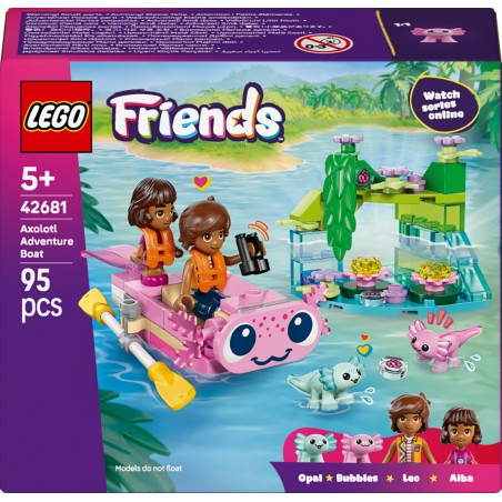 LEGO Friends Przygoda na aksolotlowej łodzi 42681