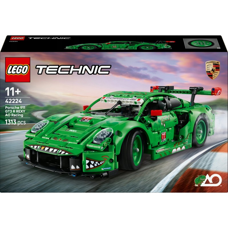 LEGO Technic Samochód Porsche 911 GT3 R REXY AO Racing 42224