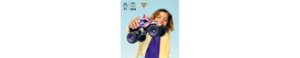 LEGO Technic Monster Jam Sparkle Smash z napędem pull-back 42220