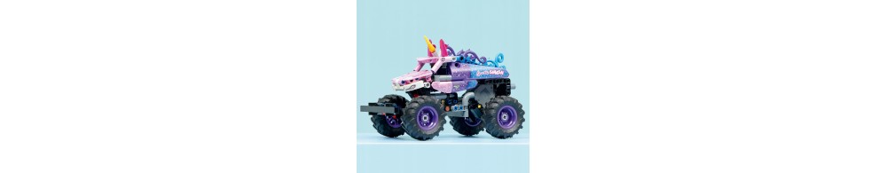 LEGO Technic Monster Jam Sparkle Smash z napędem pull-back 42220