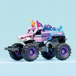 LEGO Technic Monster Jam Sparkle Smash z napędem pull-back 42220