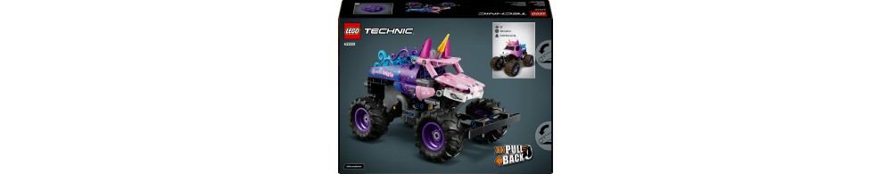 LEGO Technic Monster Jam Sparkle Smash z napędem pull-back 42220