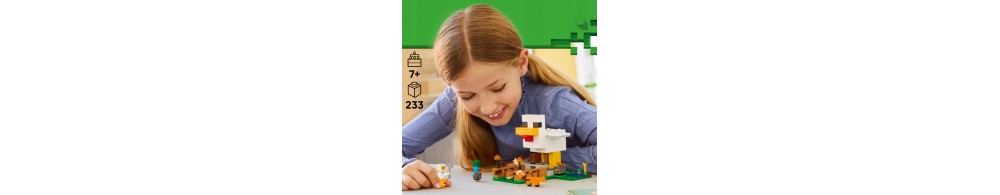 LEGO Minecraft Farma kurczaków 21585