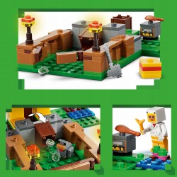 LEGO Minecraft Farma kurczaków 21585
