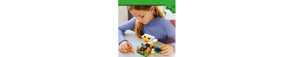 LEGO Minecraft Farma kurczaków 21585