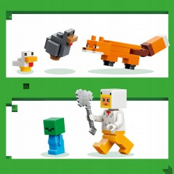 LEGO Minecraft Farma kurczaków 21585