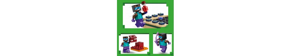 LEGO Minecraft Podróż przez portal Netheru i Kresu 21584