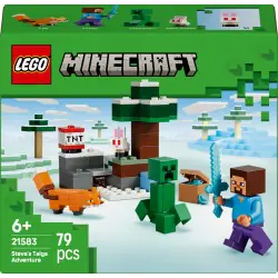 LEGO Minecraft Przygoda Steve’a w tajdze 21583