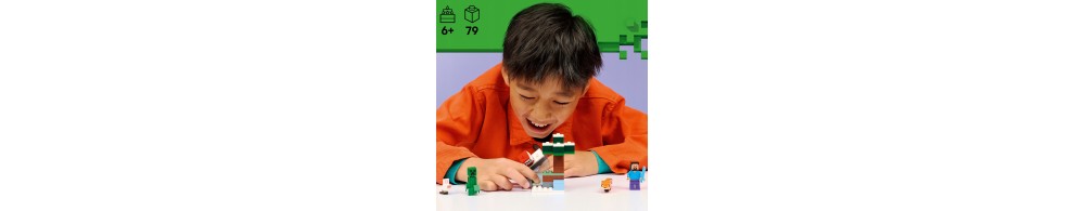 LEGO Minecraft Przygoda Steve’a w tajdze 21583