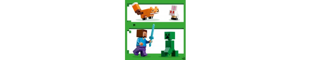 LEGO Minecraft Przygoda Steve’a w tajdze 21583