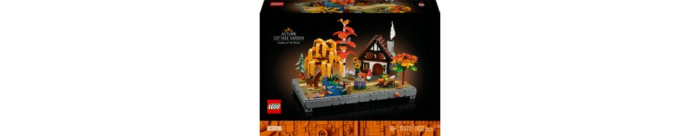 LEGO Icons Jesienny ogród z chatką 11372