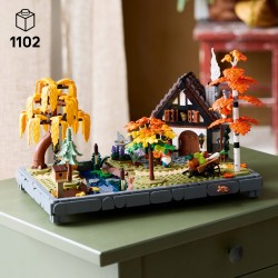 LEGO Icons Jesienny ogród z chatką 11372