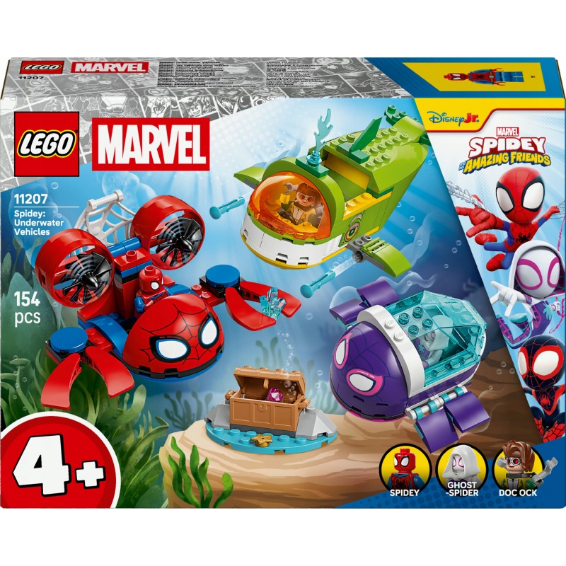 LEGO | Marvel Spidey: podwodne pojazdy dla dzieci 11207