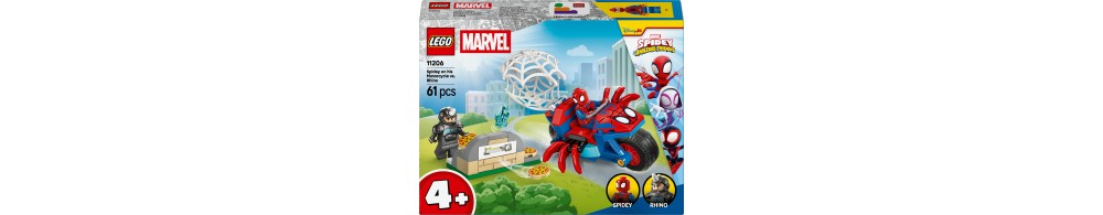 LEGO | Marvel Spidey na motocyklu kontra Rhino 11206